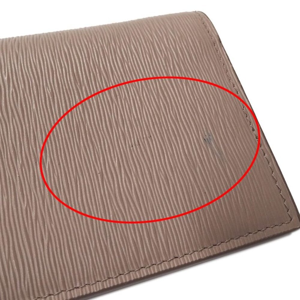 Prada Wallet Bifold Wallet Leather Pink Beige Mini - Picture 10 of 13